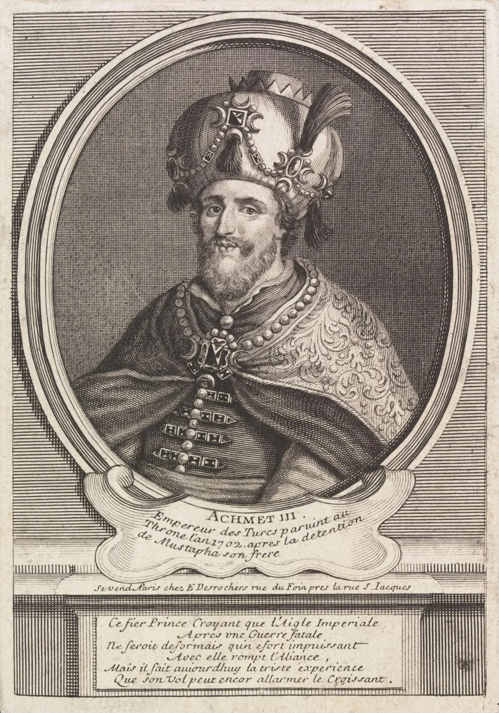 Turkish sultans, sultanas and other historical figures, by Desrochers, 1750