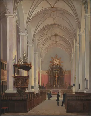 Det indre af Trinitatis Kirke