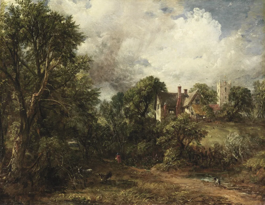 The Glebe Farm, by John Constable, oil, 1827