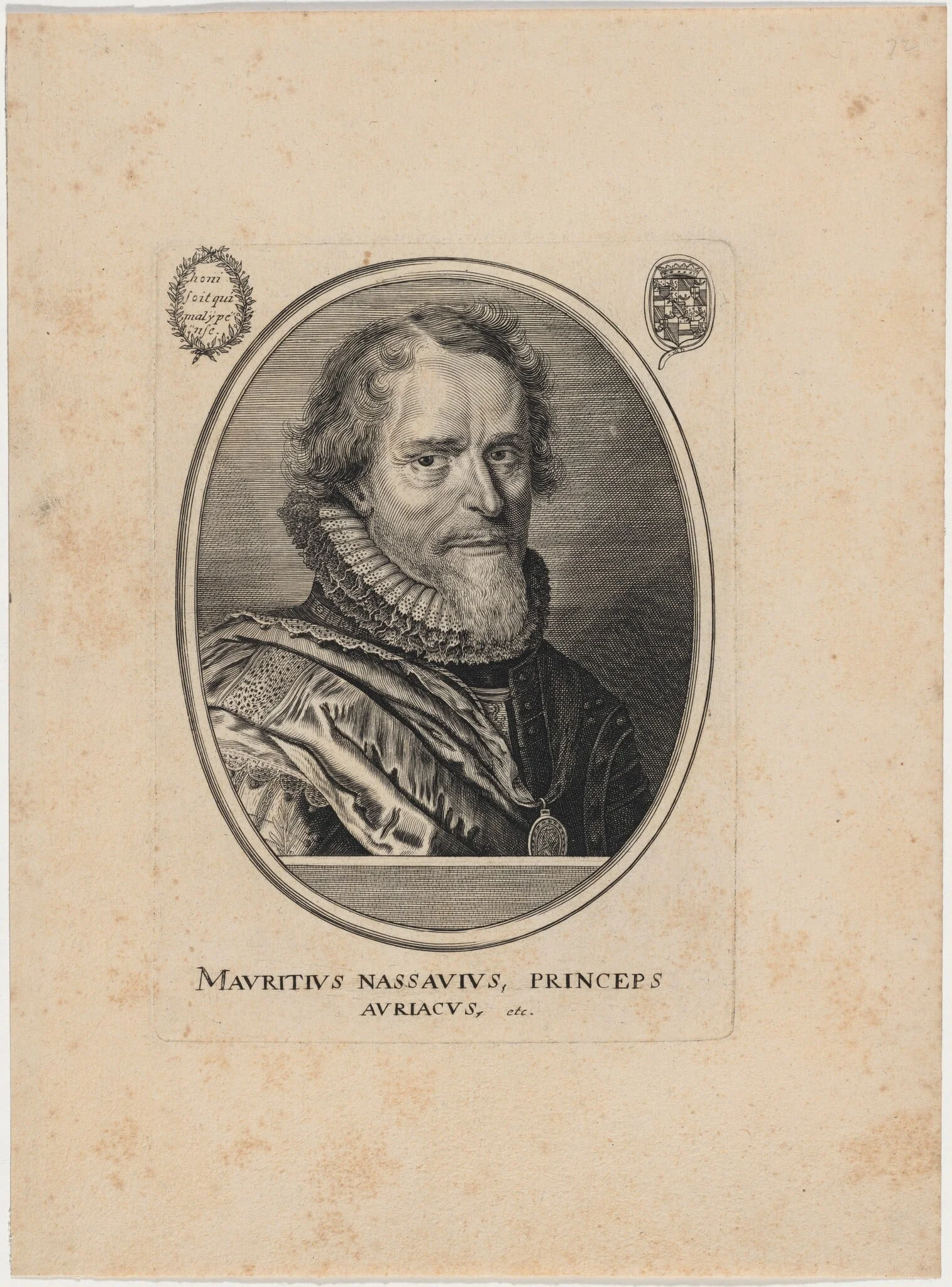 Maurice, Prince of Orange, detail