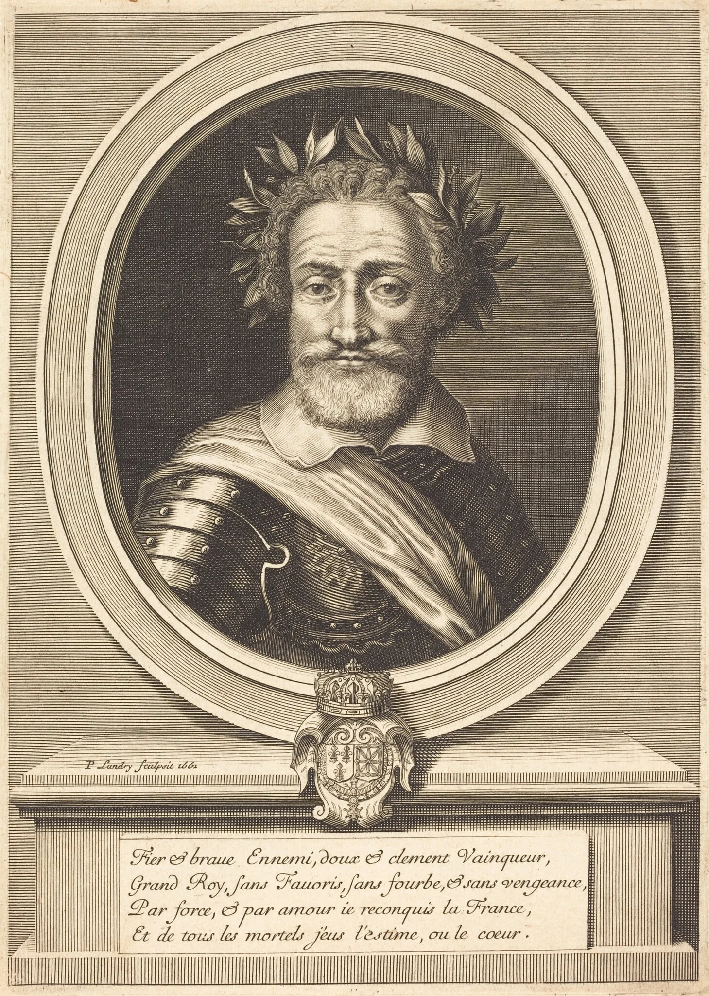 Henri IV, King of France, detail