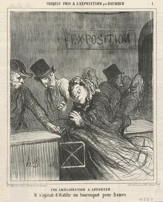 Une amelioration a apporter, by Honoré Daumier, ink, 1864