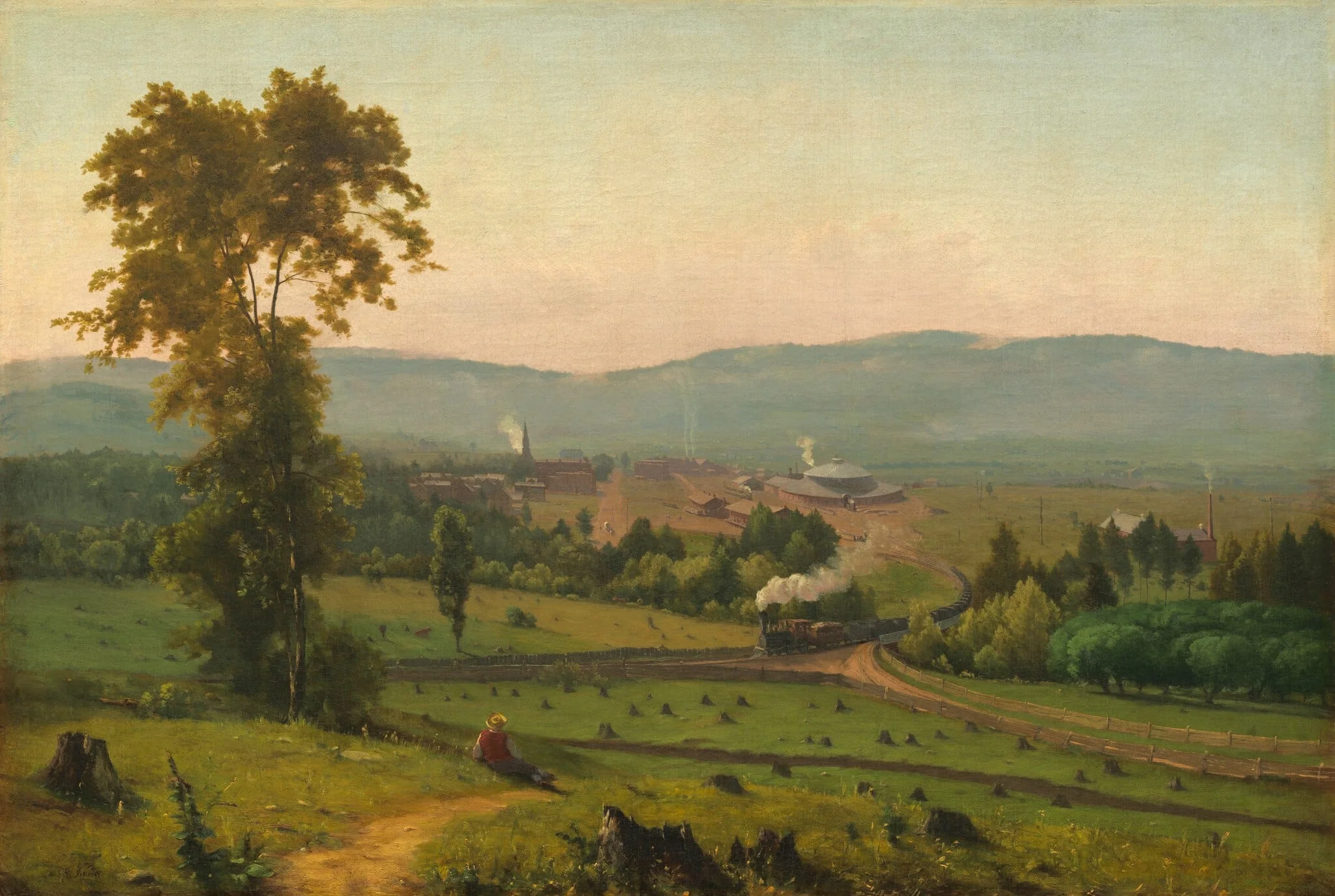 The Lackawanna Valley, detail