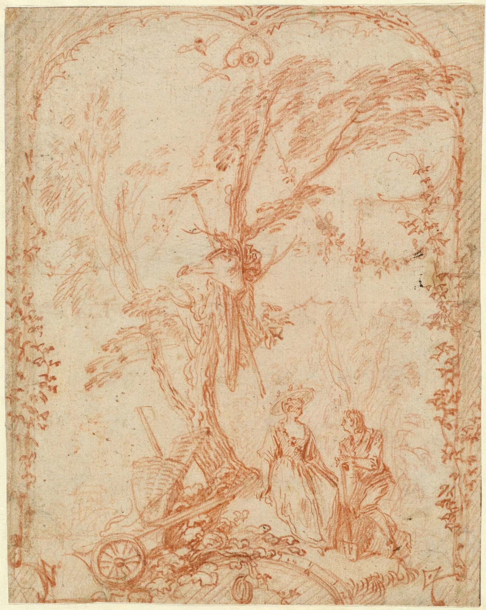 The Gallant Gardener, detail