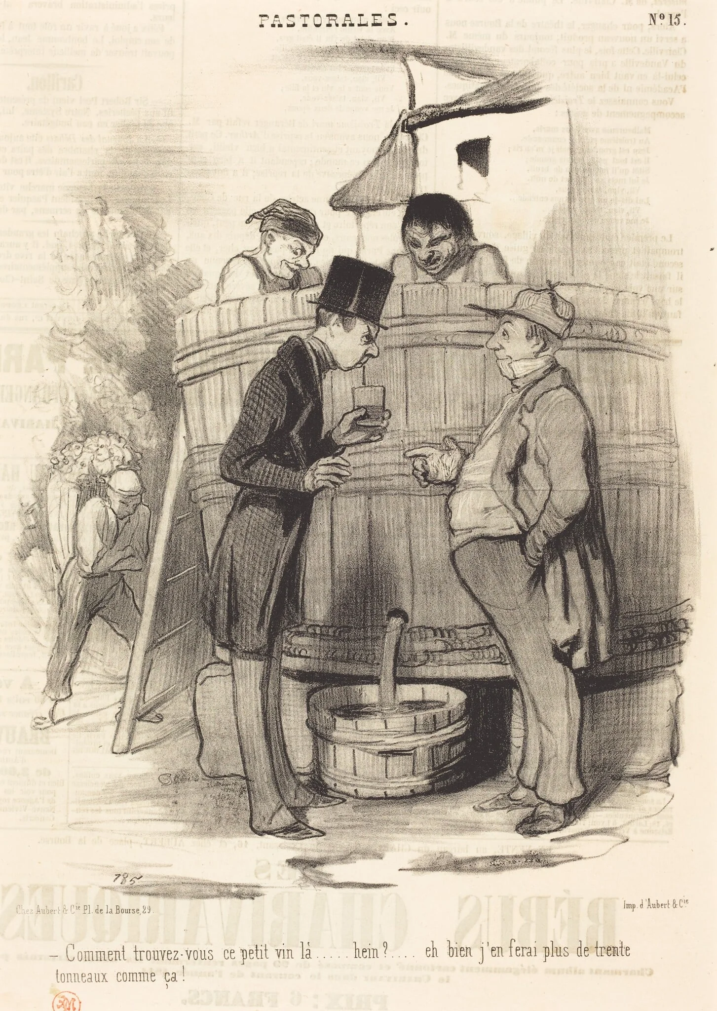 Comment trouvez-vous ce petit vin-la..., detail
