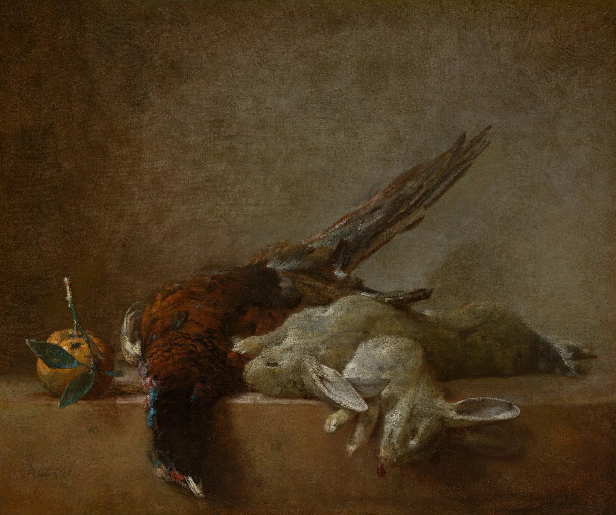 Still Life with Game, detail