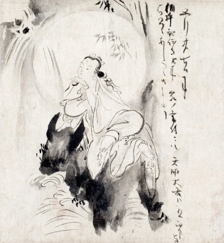 Water-Moon Kannon, detail