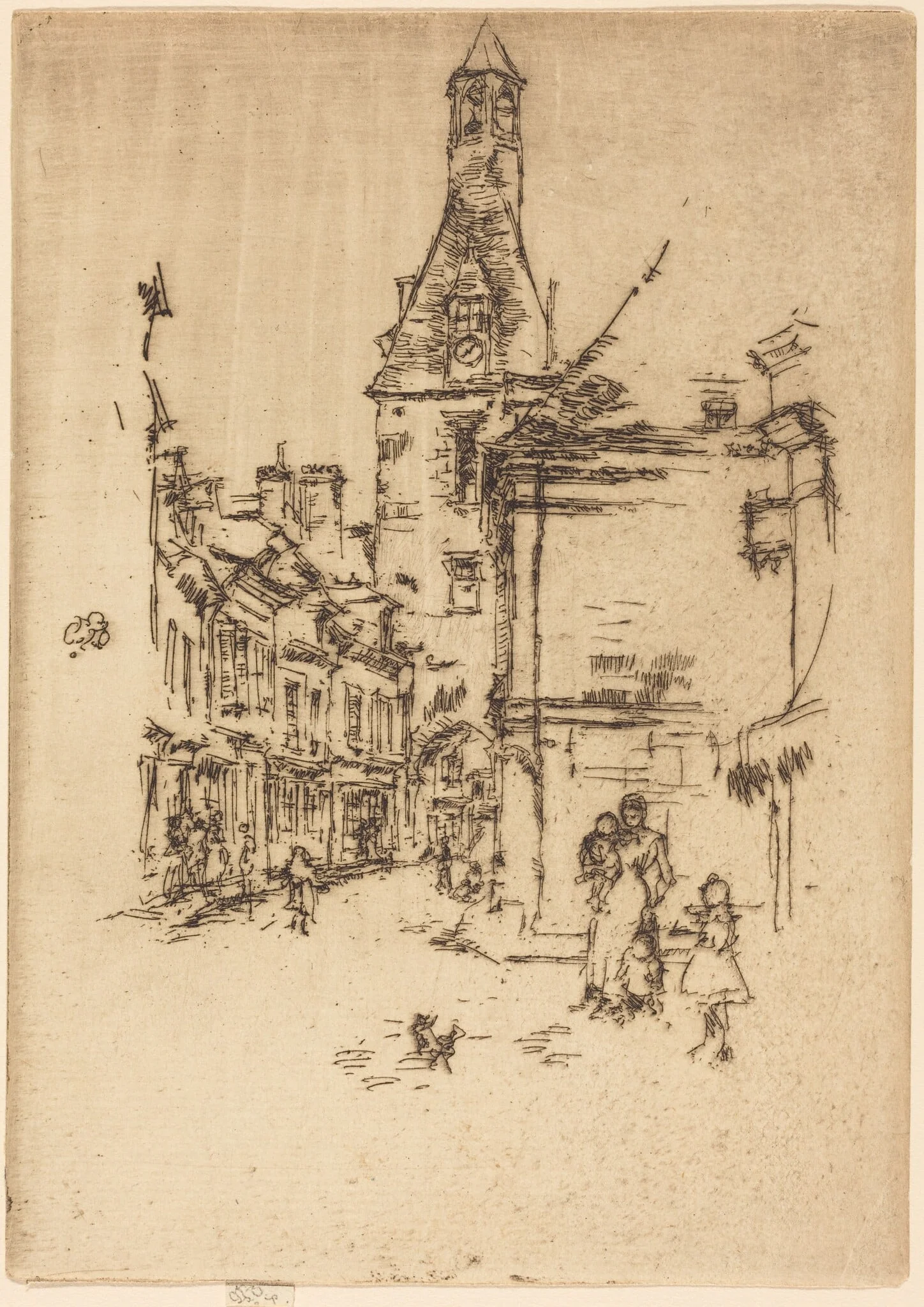 Clock-Tower, Amboise, detail