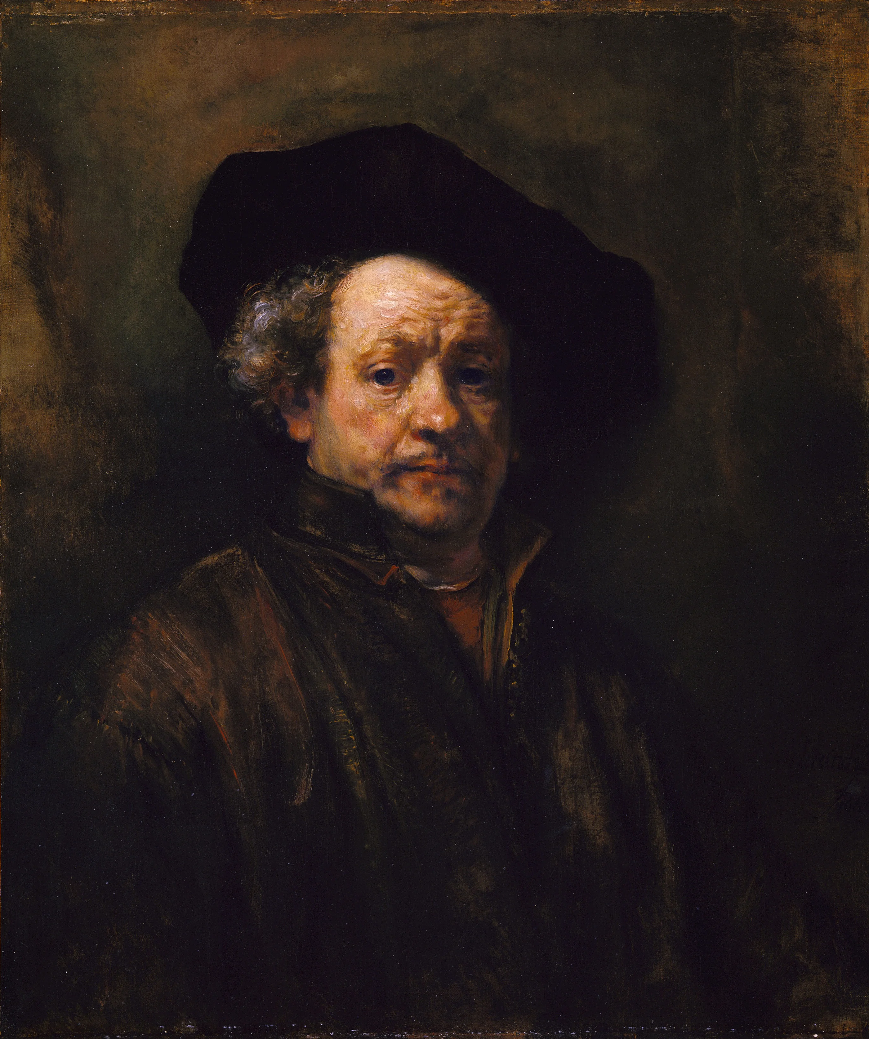 Self portrait, detail