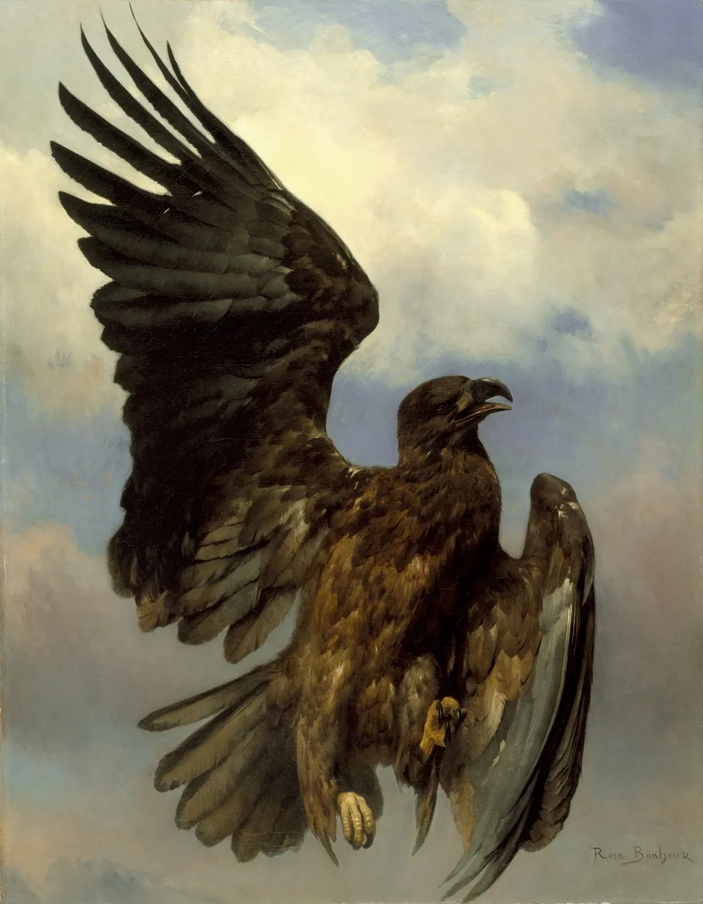 The Wounded Eagle, by Rosa Bonheur, oil, 1870