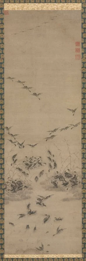 Geese Returning Home, detail