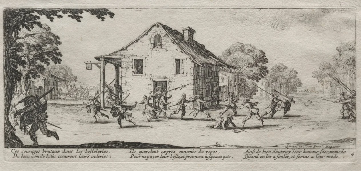The Large Miseries of War: Marauding, detail