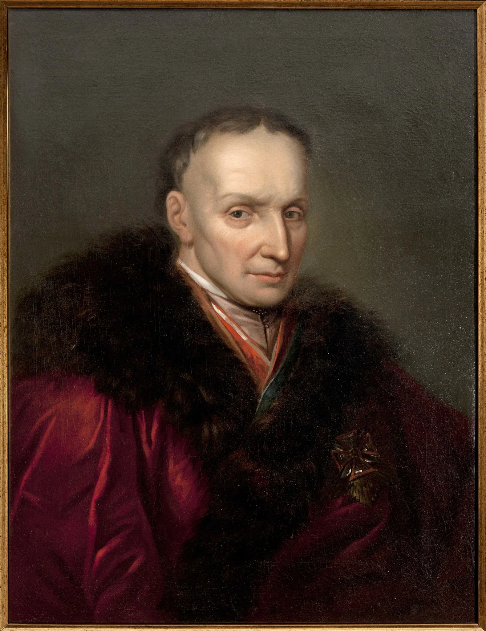 Portrait of Maciej Sobolewski, detail