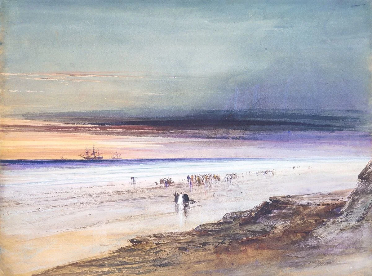 Beach Scene, detail