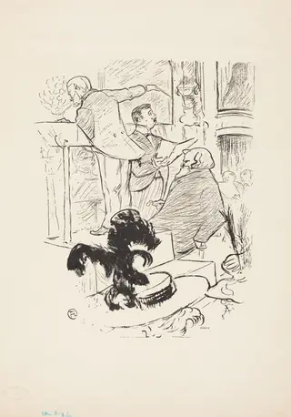 Les grands concerts de l'opera, by Henri de Toulouse-Lautrec, 1895