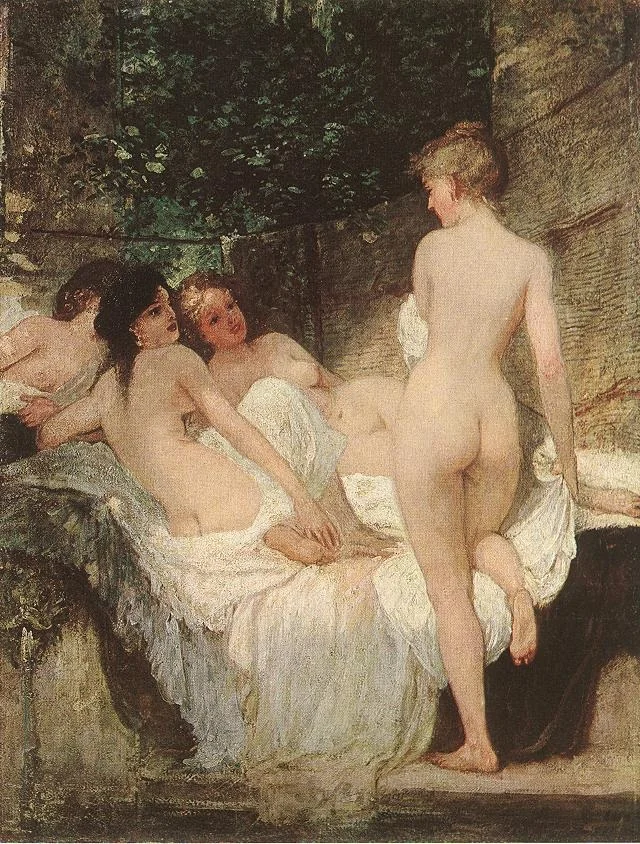 After Bathing, detail