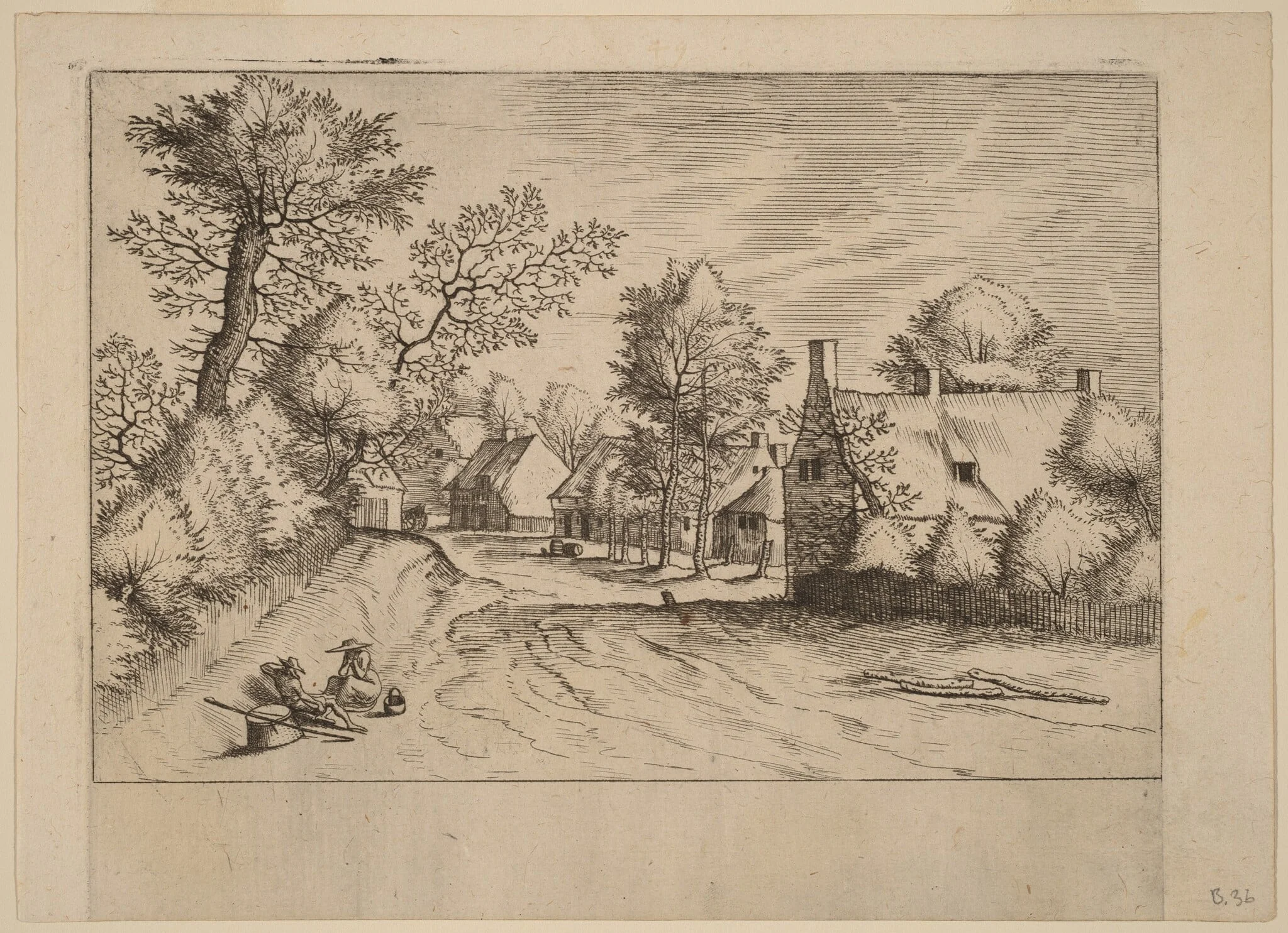 Village Road, detail