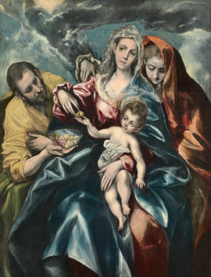 The Holy Family with Mary Magdalen, detail