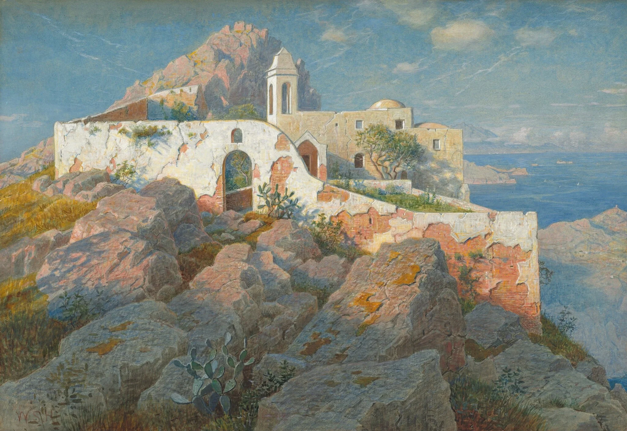 Santa Maria a Cetrella, Anacapri, detail
