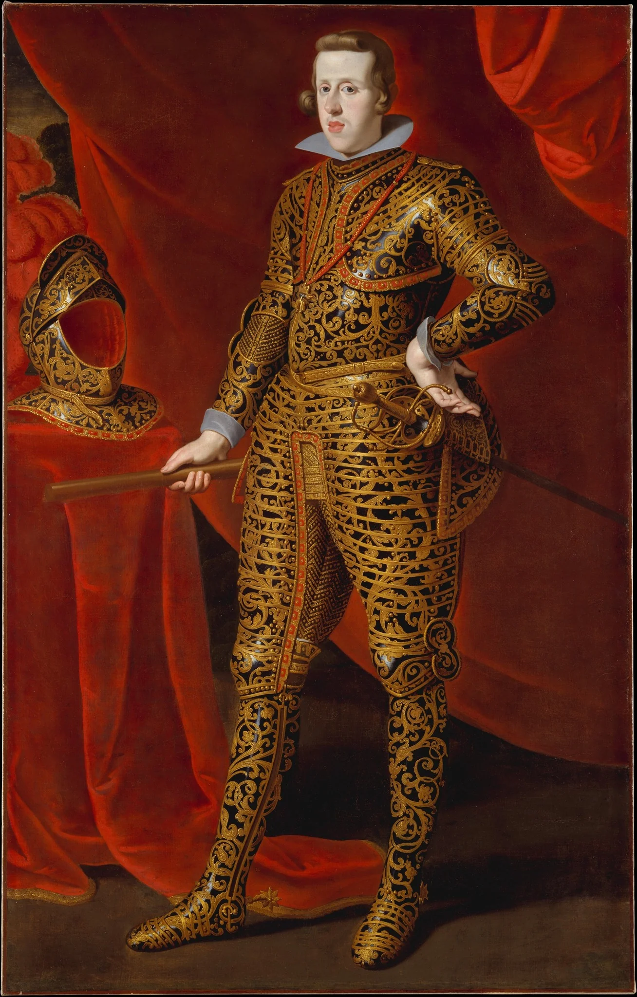 Philip IV (1605–1665) in Parade Armor, detail