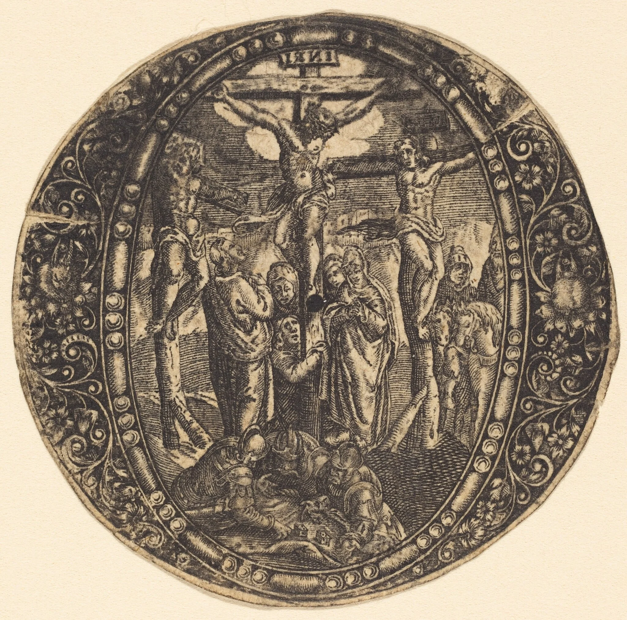 The Crucifixion, detail