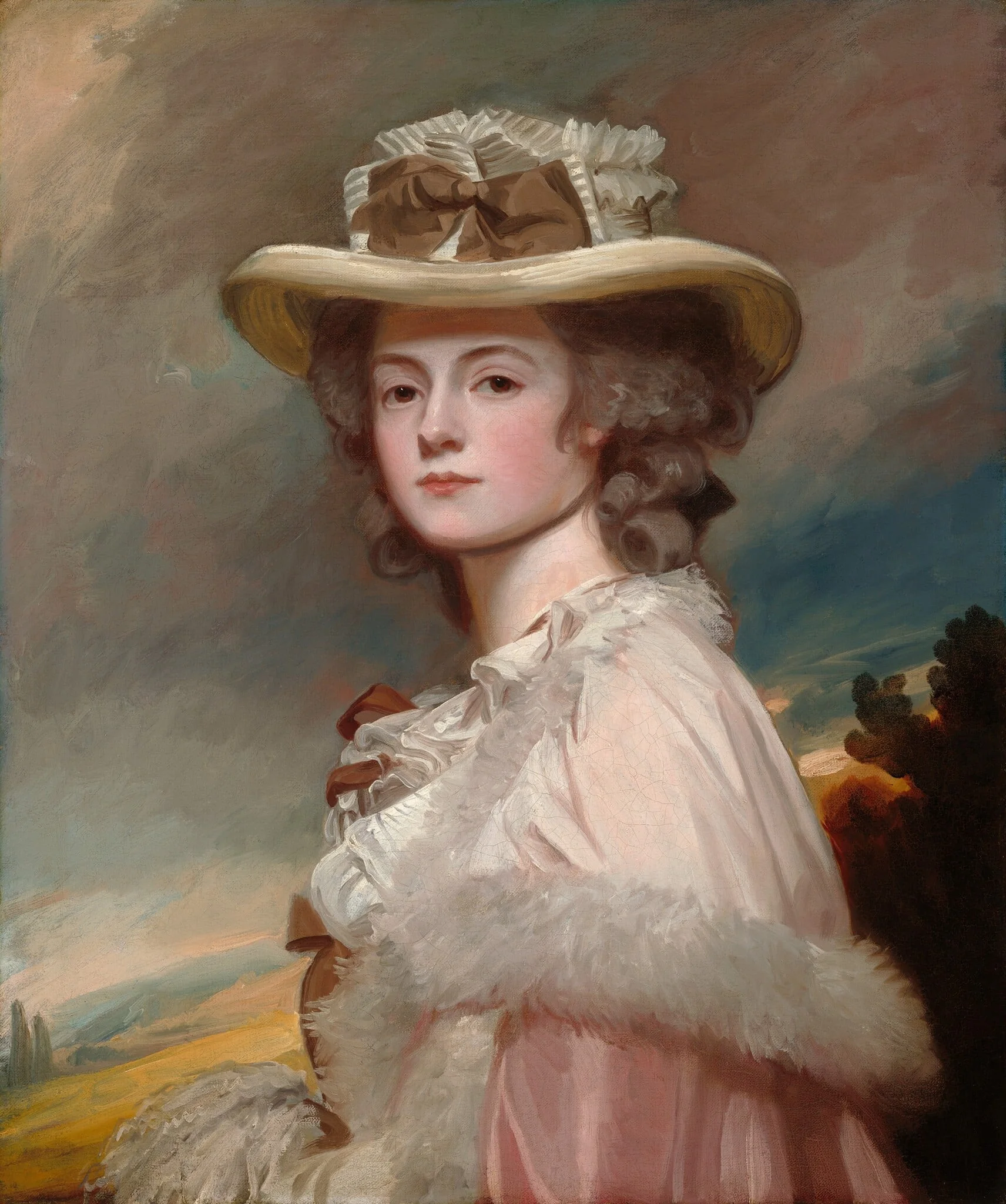 Mrs. Davies Davenport, detail