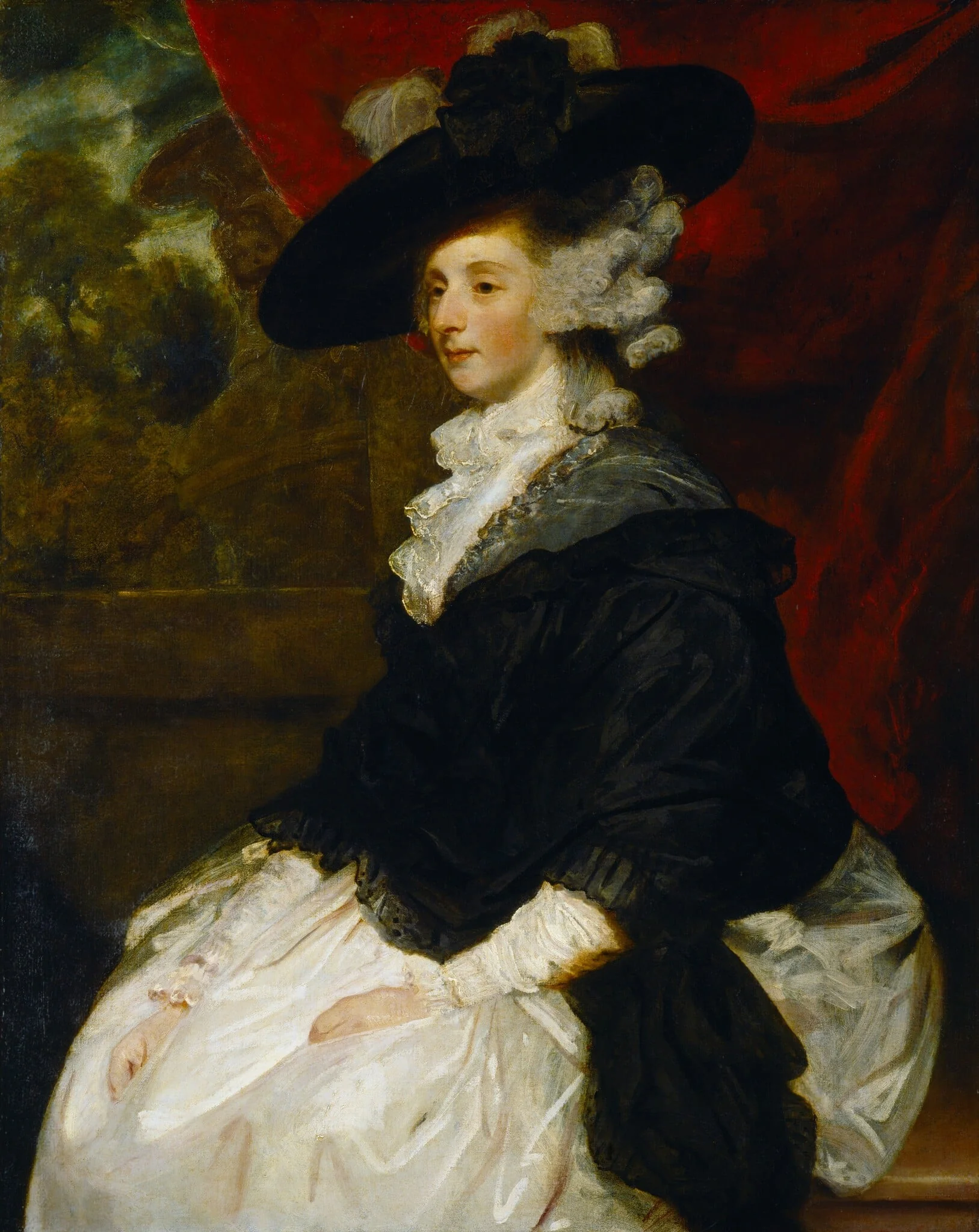 Lady Cornewall, detail