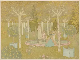 The Park, by Gaston de Latenay, 1897