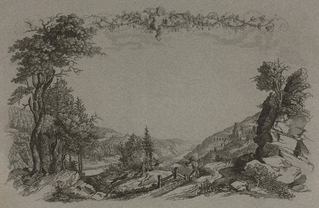 Six Views of Heidelberg Castle, by Ernst Fries, 1820