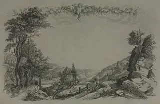 Six Views of Heidelberg Castle, by Ernst Fries, 1820