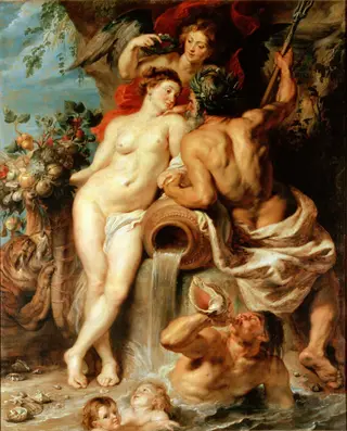 The Union of Earth and Water (Antwerp and the Scheldt), by Peter Paul Rubens, oil, 1618