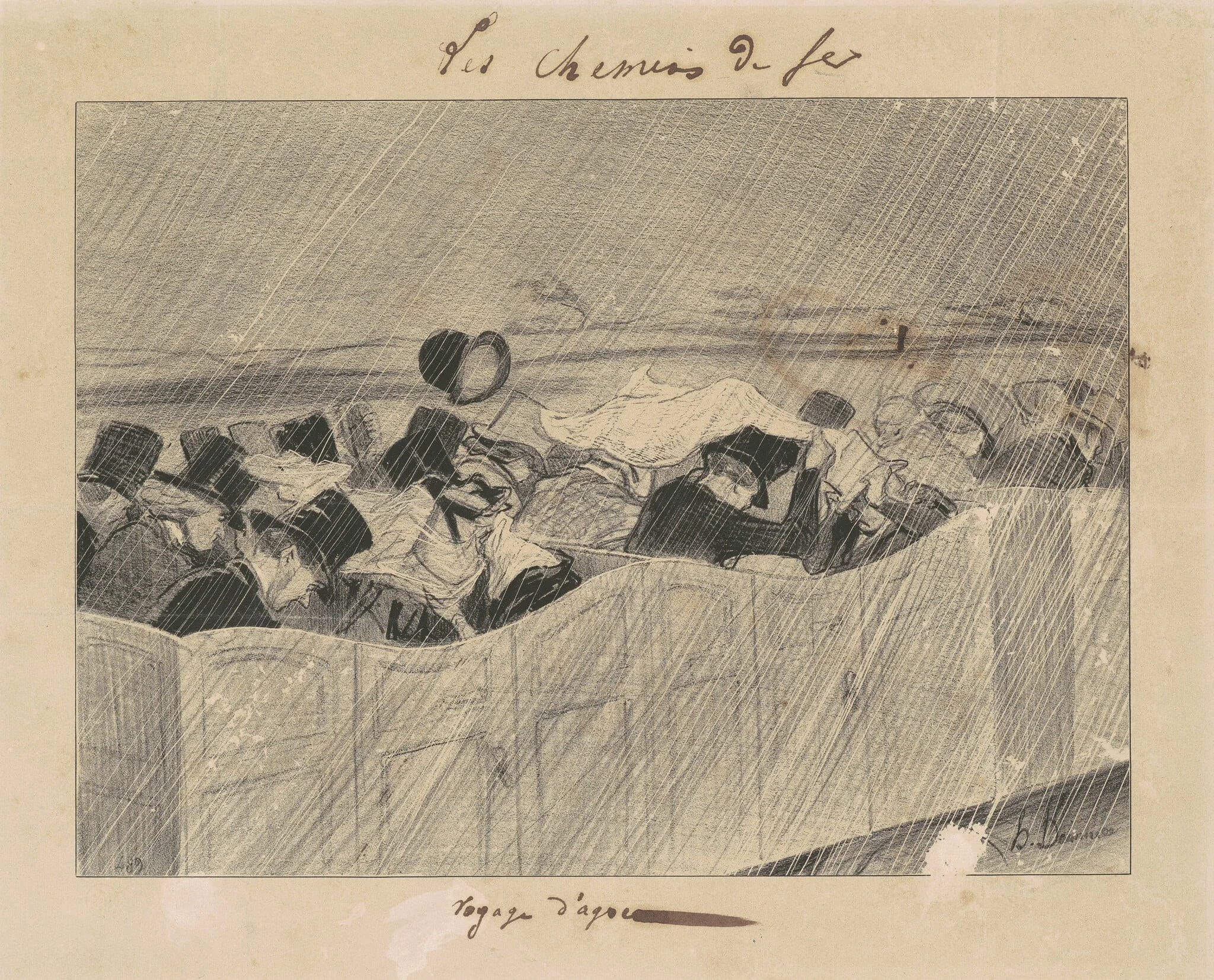 Un Voyage d'Agrément de Paris a Orléons, detail