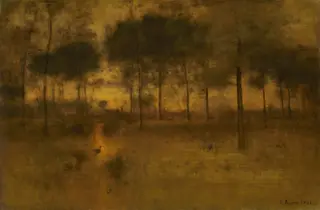 The Home of the Heron, by George Inness, oil