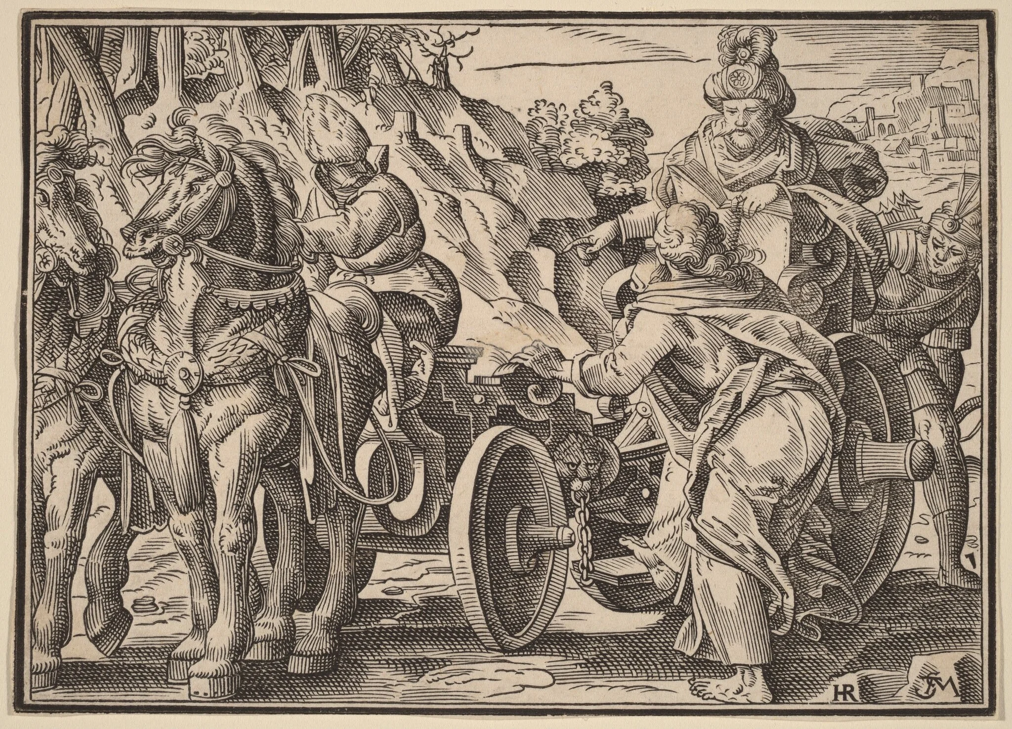 Christ Tells His Disciples of the Last Judgment, detail