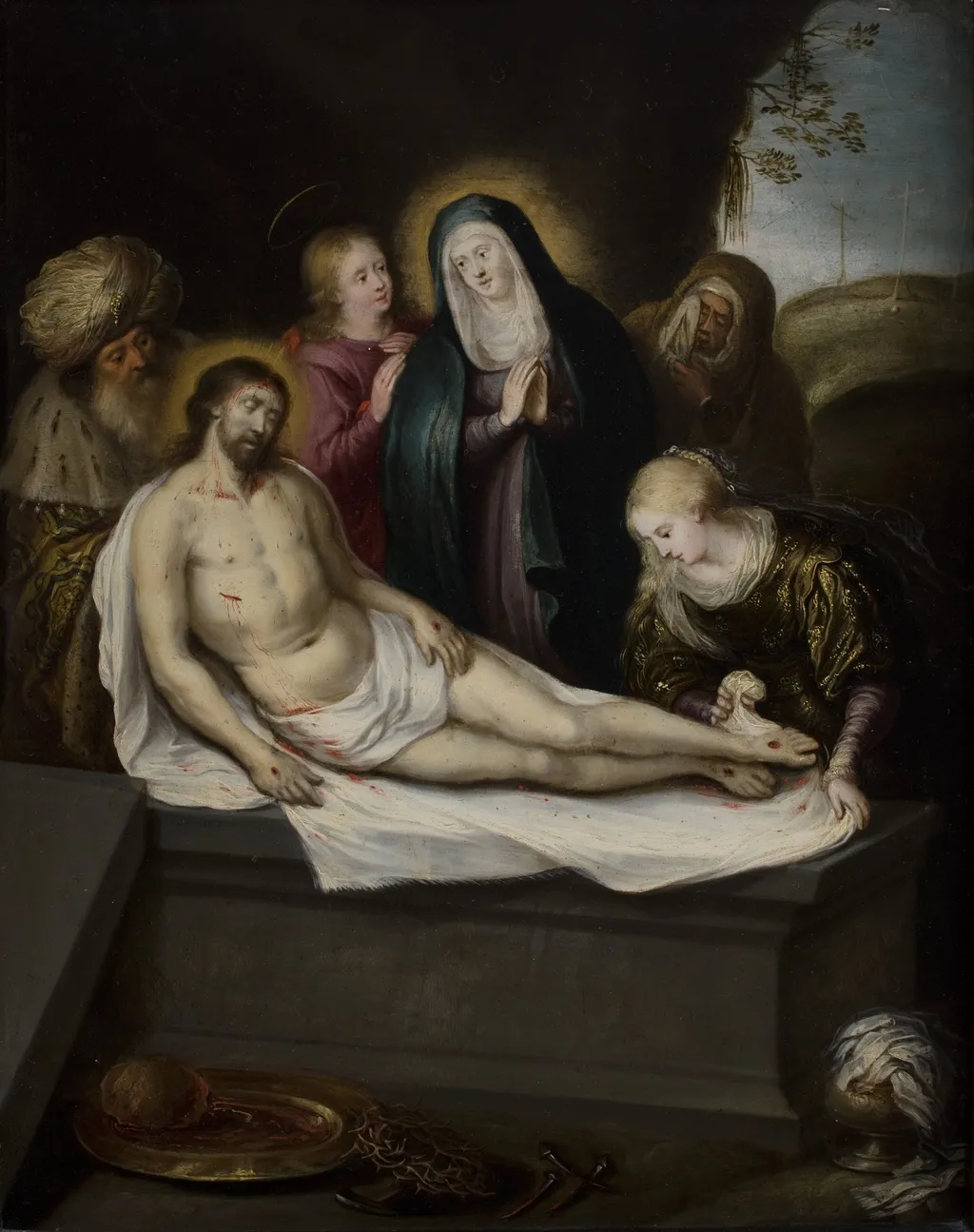 Lamentation  of Christ, by Frans Francken I, unspecified, 1589