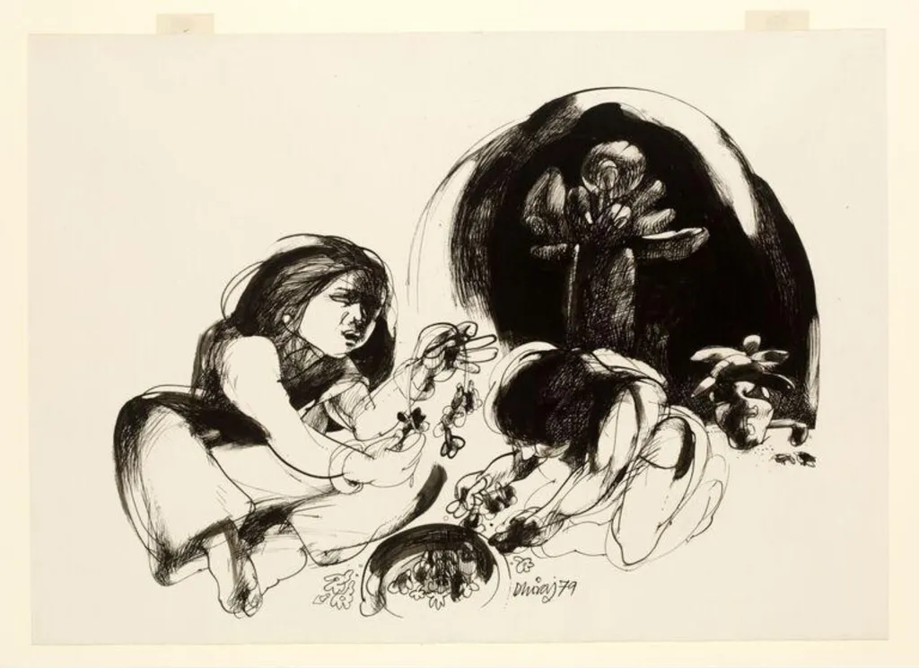 Untitled, by Dhiraj Choudhury, 1979