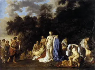 Diana and her Nymphs, by Jacob van Loo