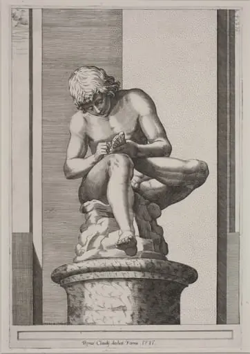 The Spinario, by Diana Scultori