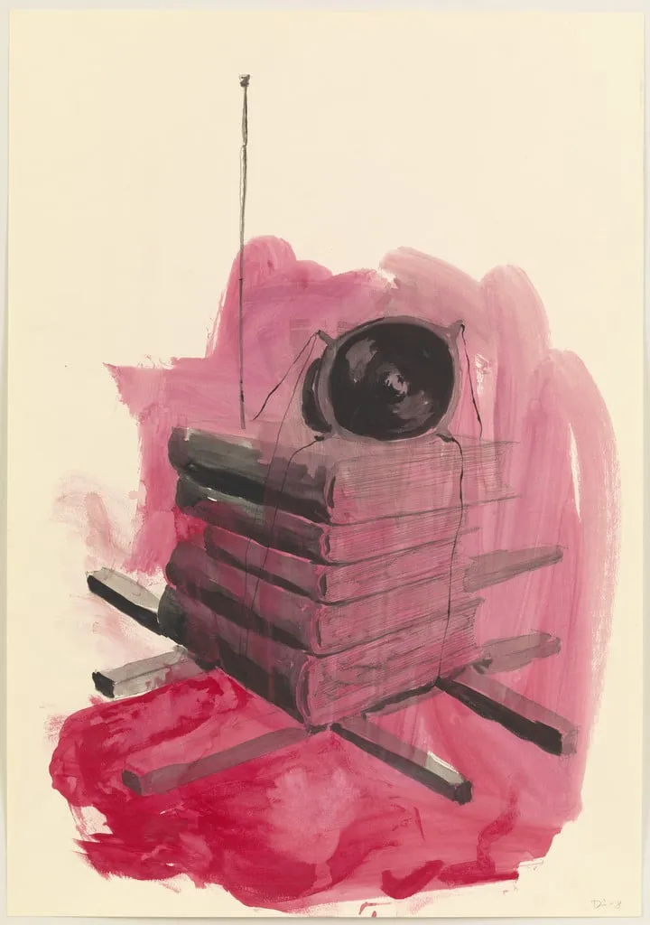 Untitled, by Diango Hernandez, watercolor, 2008
