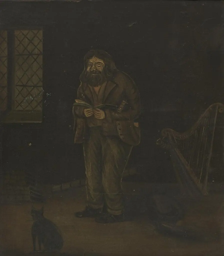 Dick Aber Daron old Welsh poet