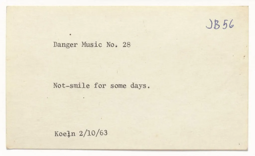Untitled, by Dick Higgins, 1963