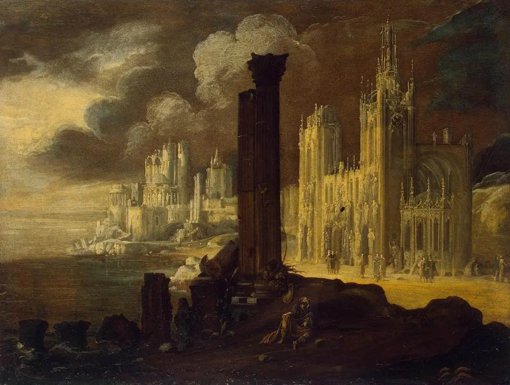Landscape with Buildings, by Didier Barra
