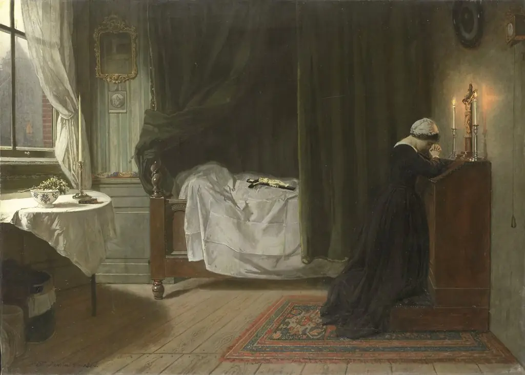 Prayer for the Deceased, by Diederik Franciscus Jamin