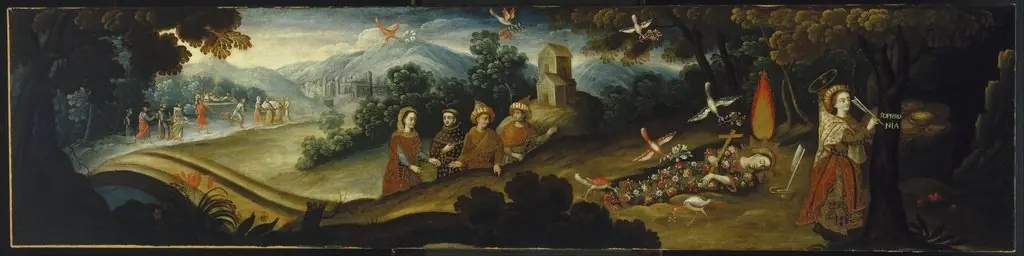 The Legend of Santa Sophronia, by Diego Quispe Tito