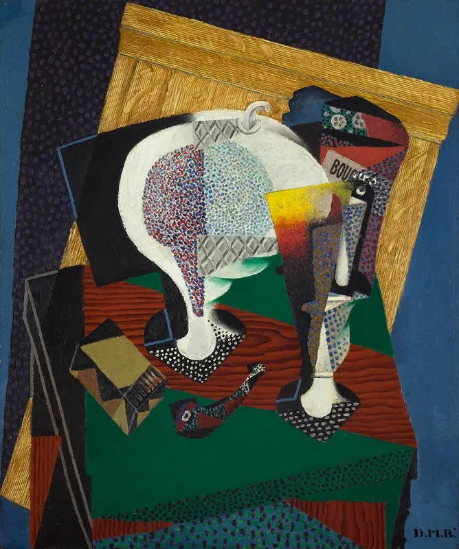 Le sucrier et les bougies (Sugar Bowl and Candles), by Diego Rivera