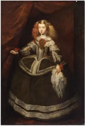 A Spanish Infanta in 17th Century Costume, by Diego Velázquez