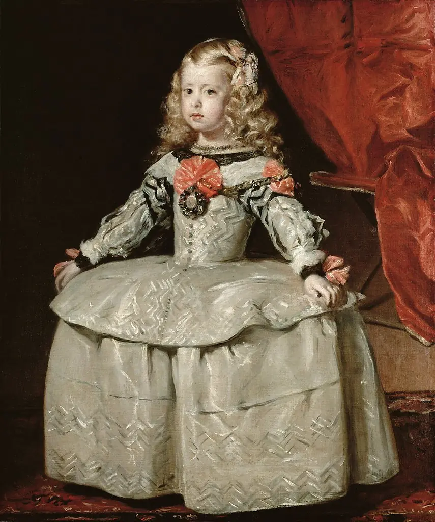 Infanta Margaret Theresa in a White and Silver Dress, by Diego Velázquez