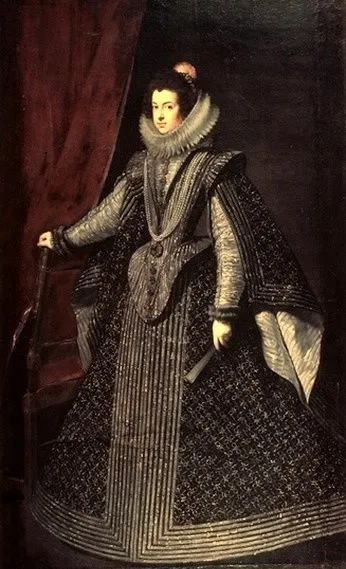 Isabella of Bourbon, by Diego Velázquez, oil, 1630