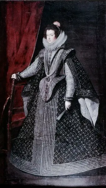 Isabella of Bourbon. First Queen of King Philip IV, by Diego Velázquez