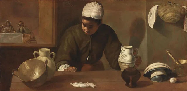 Kitchen Scene with the Supper in Emmaus